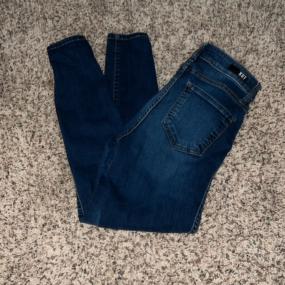 KUT from the Kloth high waisted skinny jeans